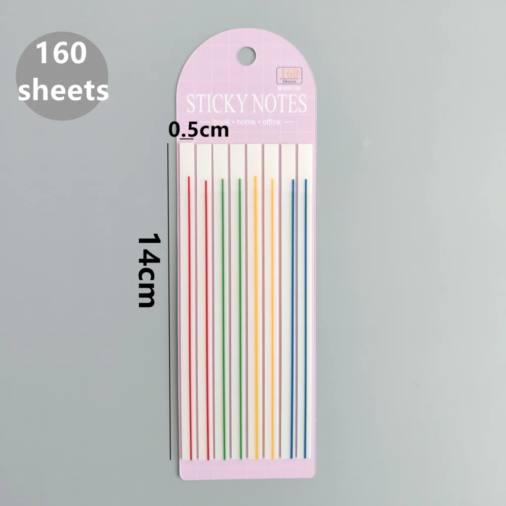 notes adhésives colorées