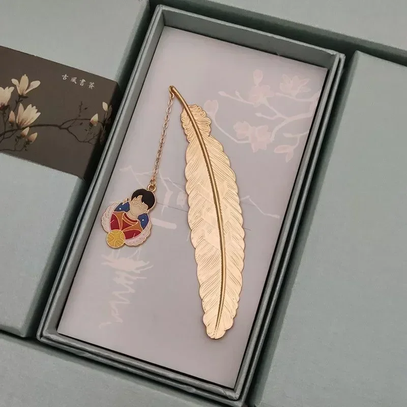 pendentif plume élégante