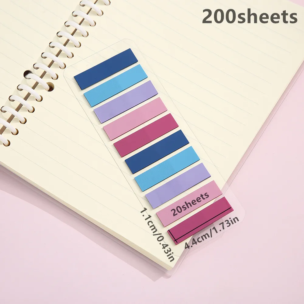 carnet avec autocollants colorés