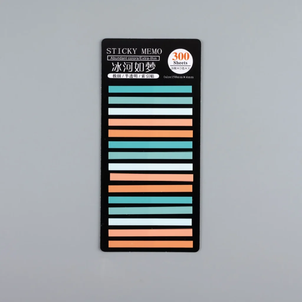 carte rayée colorée