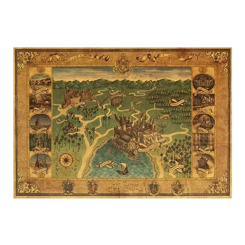 carte monde fantastique